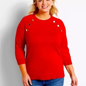 NWT Red LB Sweater